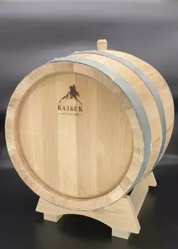 Дубовая бочка "Казбек Премиум" 30л (кавказский дуб) с атмосферной сушкой
