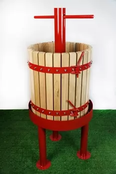 Пресс 100 л винтовой (деревянная корзина)