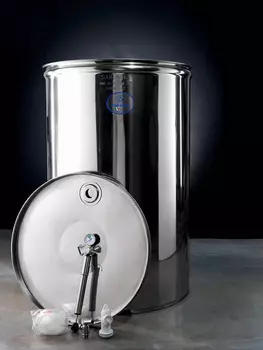 УЦЕНКА Бочка из нержавейки с пневмокрышкой 500 л для брожения (Sansone)