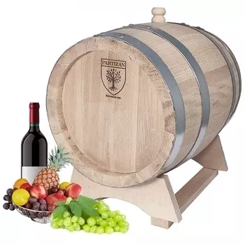 УЦЕНКА Дубовая бочка 20 л Partizan (Сербия), славонский дуб сильный обжиг