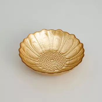 Блюдо Fiori, золотое