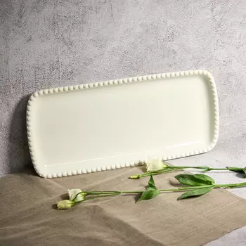Блюдо Grace, белое