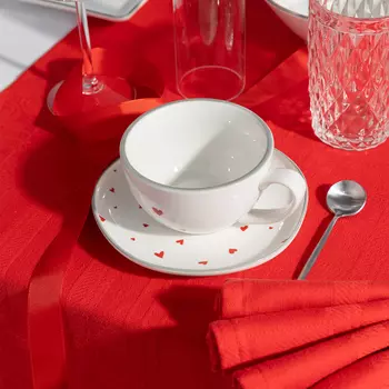 Чайная пара Red heart