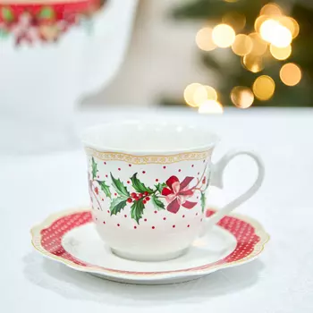 Чайная пара Snow bells