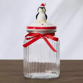 Емкость для хранения Christmas jam, пингвин