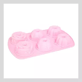 Форма для выпечки Aroma of flowers mix, розовая