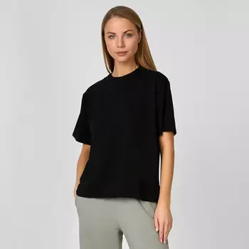 Футболка Massimo, черная, хлопок/эластан