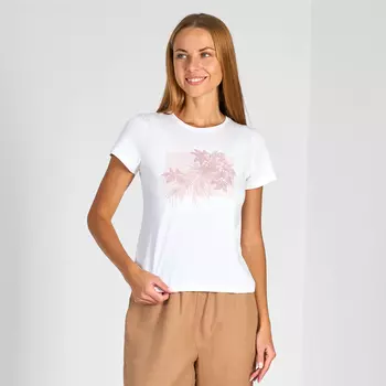 Футболка Massimo, розовый рисунок