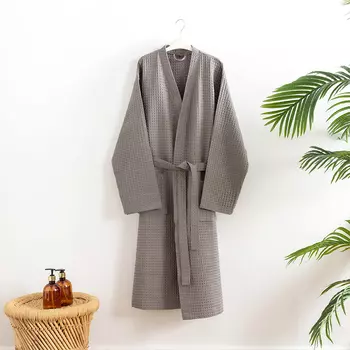 Халат мужской Facilmente, серый