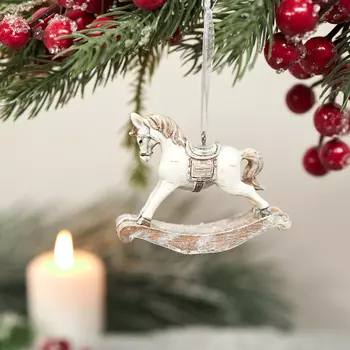 Ёлочное украшение лошадка Abele