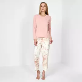 Комплект Catherines, бело-розовый