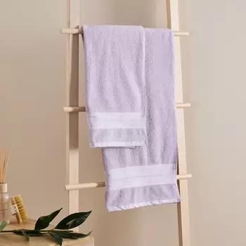 Комплект махровых полотенец Basena, фиалка II