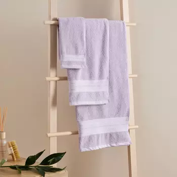 Комплект махровых полотенец Basena, фиалка III