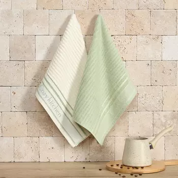 Комплект махровых полотенец COZY Kitchen, чай
