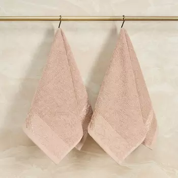 Комплект махровых полотенец Rugiada, капучино