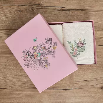 Комплект махровых полотенец Violette