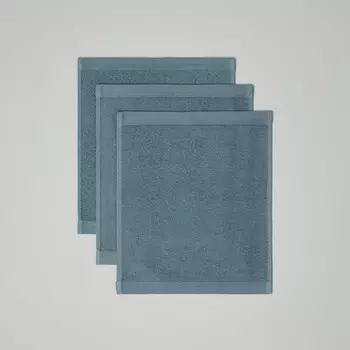 Комплект махровых салфеток Gino, синий