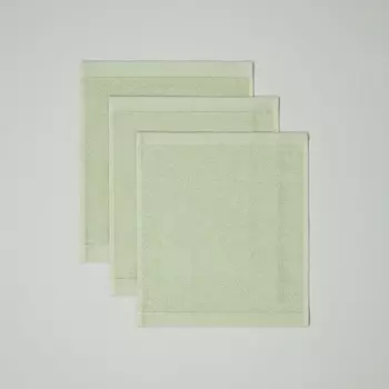 Комплект махровых салфеток Gino, зеленый