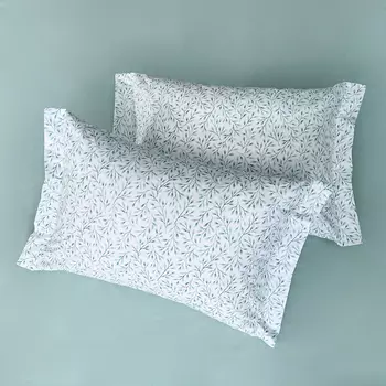 Комплект наволочек Foglio с ушками, голубой