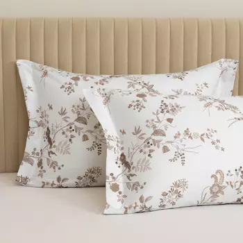 Комплект наволочек Sibilla brown с ушками