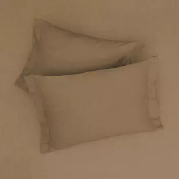 Комплект наволочек Tessitura с ушками, коричневый