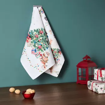 Комплект полотенец Christmas cats