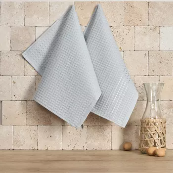 Комплект полотенец Nativo, серый 2 шт.