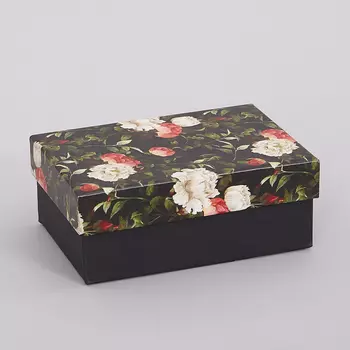 Коробка Black and fleurs 13х9х5