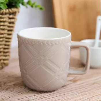 Кружка Pastel бежевая II