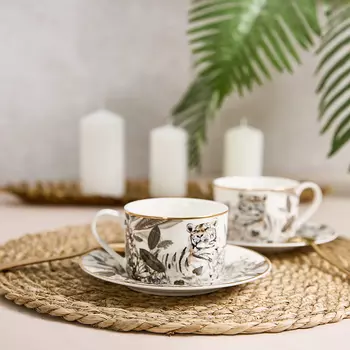 Набор чайных пар 4 предмета Gold Tiger