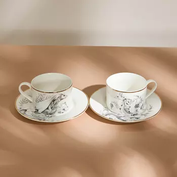 Набор чайных пар Black Dragon