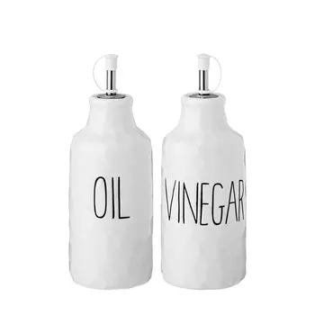 Набор для масла и уксуса Crystal white
