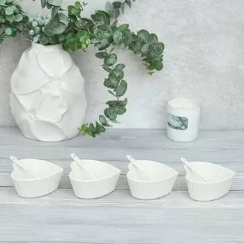 Набор менажниц сердечки Primavera blanca