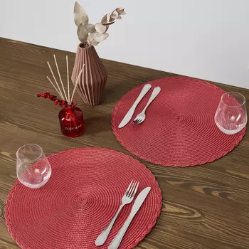 Набор плейсматов Miraculous Festival, красный