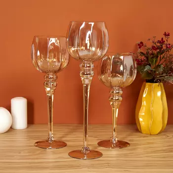 Набор подсвечников 3 шт Tazza