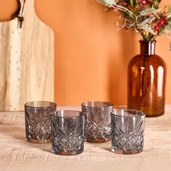 Набор стаканов 4 шт Grey light