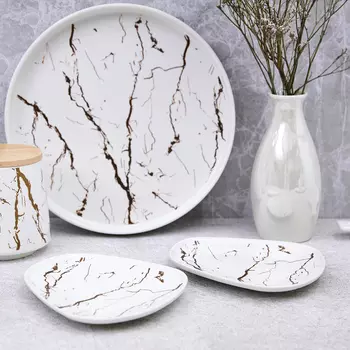 Набор тарелок 2 шт Shining Marble