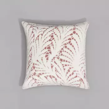 Наволочка декоративная Foliate, розовая