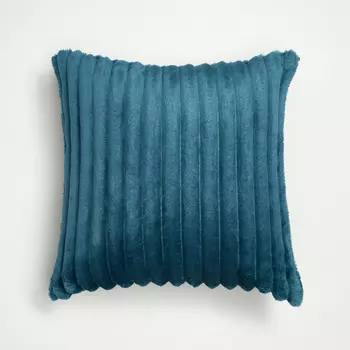 Наволочка декоративная Soft strip, синяя