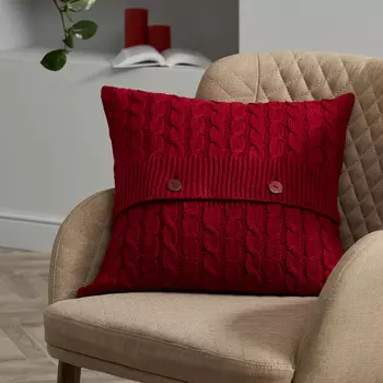 Наволочка декоративная Villena, красная