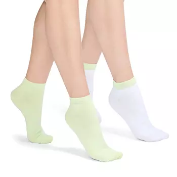 Носки Улисса, белый/салатовый