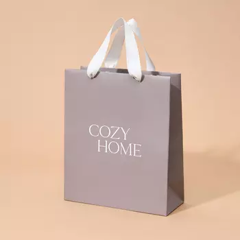 Пакет подарочный Cozy Home 22х10х26