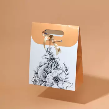 Пакет подарочный Cozy Home 22х10х27