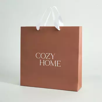 Пакет подарочный Cozy Home 35х35х10