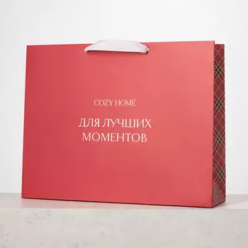 Пакет подарочный Cozy Home 45х35х12