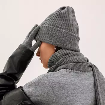 Перчатки Mont blanc, серые