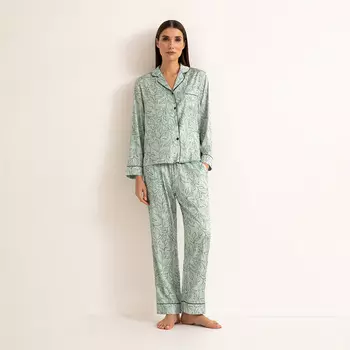 Пижама Foglia, зеленая