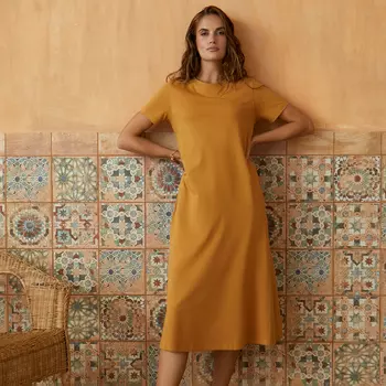 Платье Massimo, горчица