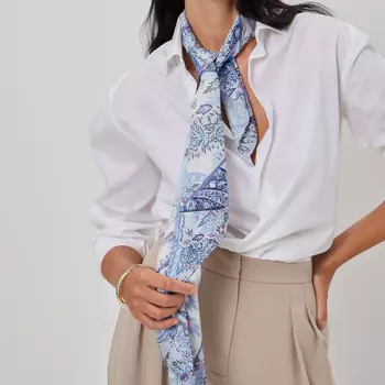 Платок шейный Divina, голубой II