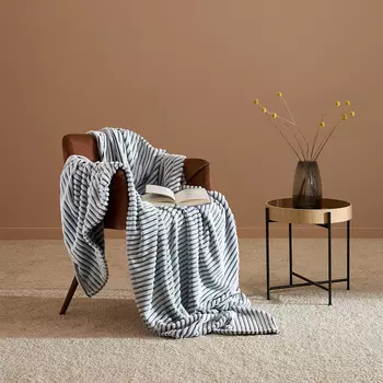 Плед Bessarabia, черно-белый